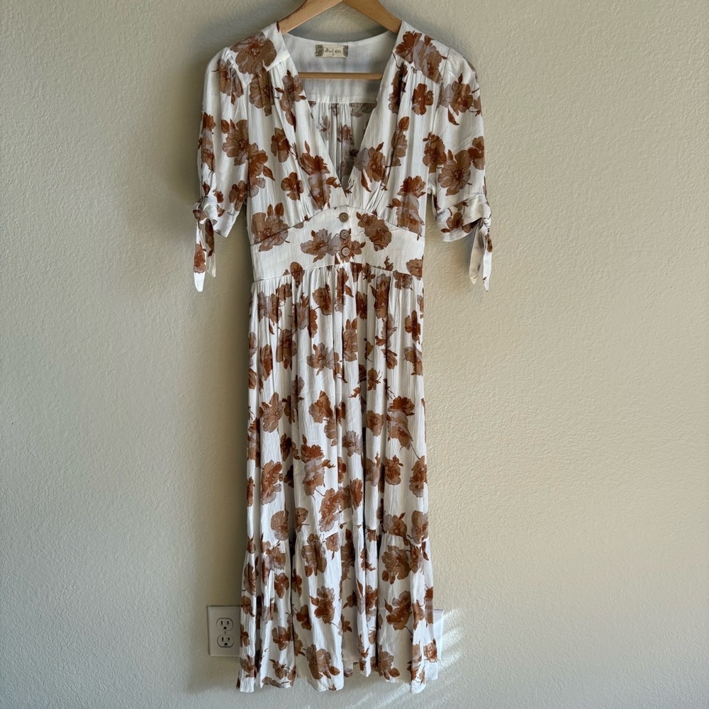 Altar’d state Floral Maxi Dress Size S